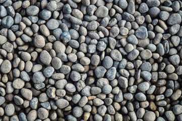 texture or pattern of small stones, pebbles arranged beautifully