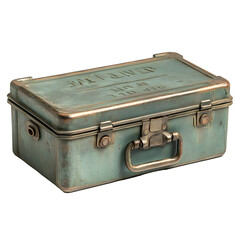 Vintage Metal Box 3D Render