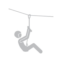 ziplining icon