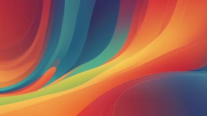 Smooth abstract background showcases blended warm and cool hues in a dynamic and fluid arrangement.