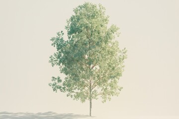 Fototapeta premium Green tree with isolated, and studio shot.