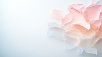 Abstract Pink and Blue Waves on White abstract wave pink blue white background modern design flow