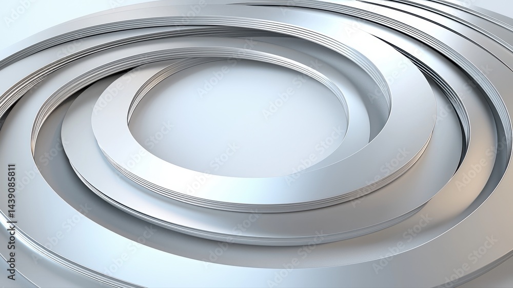 Poster abstract curves: modern architectural design, soft light background abstract architecture background