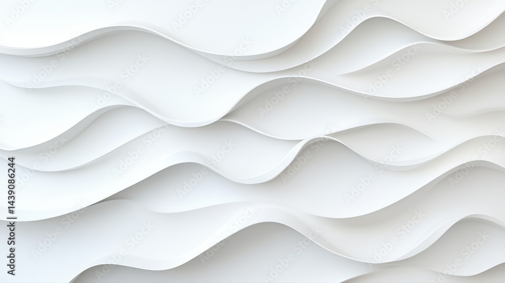 Poster abstract white wavy wall texture background white wavy wall texture abstract background pattern flow