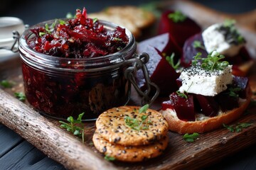Beet and vinegar sauce