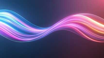 Abstract Neon Light Trails Background abstract neon light trails futuristic modern wave glowing flow