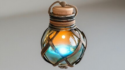 Luminous glass orb fantasy potion elixir mystical abstract artwork