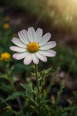 Obraz premium white daisy flower