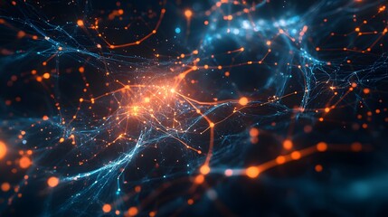 Obraz premium Exploring neural networks a visual journey through complex structures