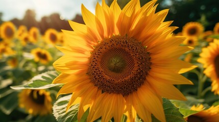 Fototapeta premium sunflower in the garden