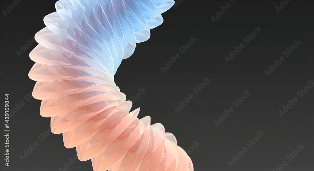 Poster abstract gradient swirl illustration background design with transparent layers