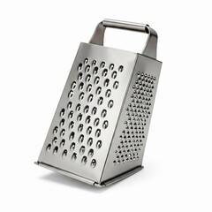 Metal grater isolated on a white background. 3d illustration.