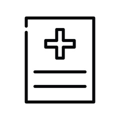 Obraz premium Medical report icon design template