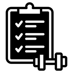 Fitness Checklist Icon