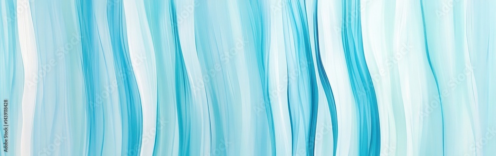 Poster elegant pencil strokes design in pastel blue and white hues creating a soft, calming abstract backgr