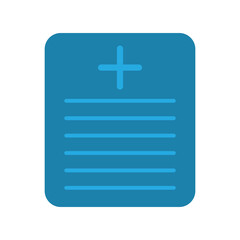 Obraz premium Medical report icon design template