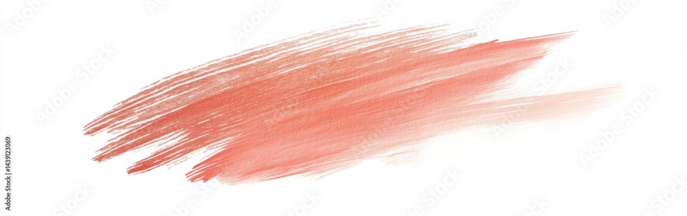 Poster Soft pencil strokes gradient in muted coral with subtle textures ideal for background designs and artistic compositions