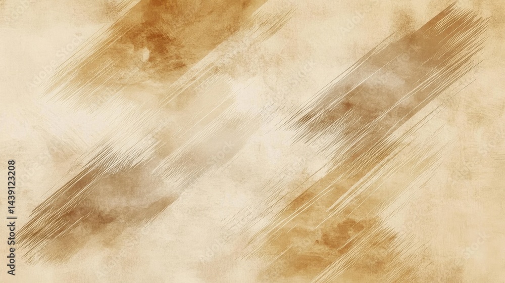 Aufkleber soft pencil strokes background in muted amber hues creating depth and texture, ideal for vintage des