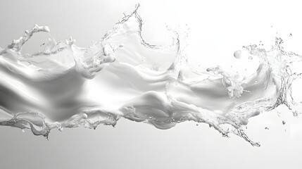 Dynamic water splash action studio space high-quality image clean environment close-up view fluid motion