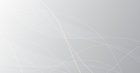 Subtle Silver Gradient with Flowing White Lines and Linear Accents, Modern Aesthetic Vector Background, Perfect for Technology and Design Projects, Adds Depth and Sophistication