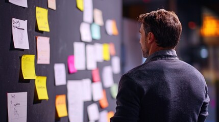 A business executive leading a strategic planning session