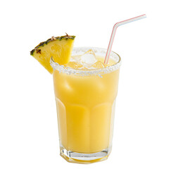 Pina Colada Cocktail with Coconut transparent PNG
