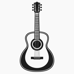 Acoustic Guitar Instrument for Musical Performance Stringed Plucked Sound