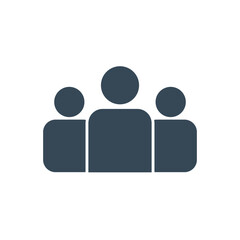 Group of people icon stock illustration