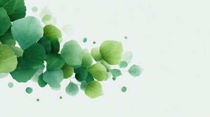 Fototapeta premium abstract design depicting delicate balance between nature and human health illustrating influences of environmental