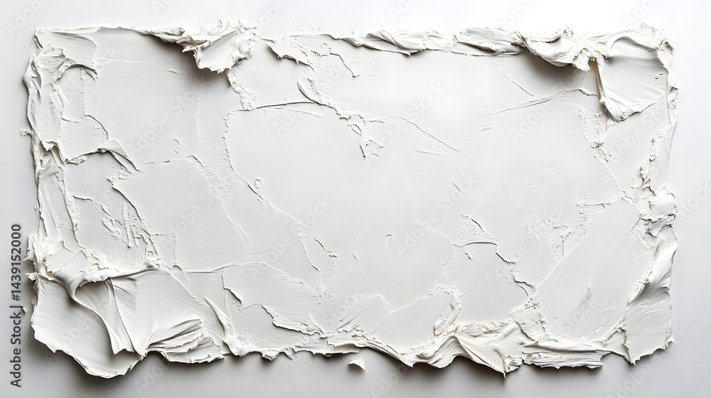 Poster creative white background art studio setting abstract texture minimalist design top view modern conc