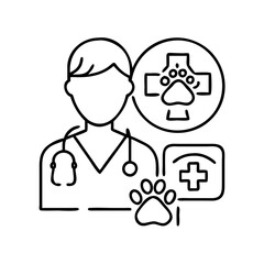 dog license tag icon, dog license tag line art - simple line art of dog license tag, perfect for dog license tag logos and icons