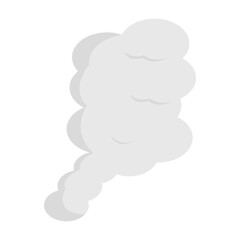 Smoke Clouds Element in Abstract Design. Vector Illustration. 