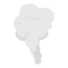 Smoke Clouds Element in Abstract Design. Vector Illustration. 