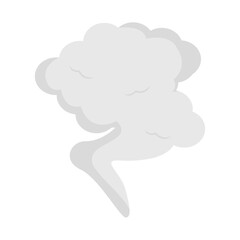 Smoke Clouds Element in Abstract Design. Vector Illustration. 