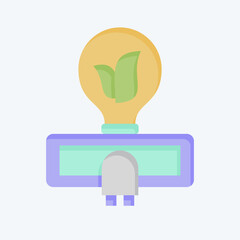 Icon Solar Energy. related to Save the World symbol. flat style. editable