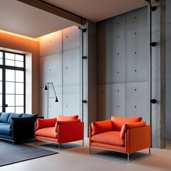 A_sleek_modern_living_room_with_a_minimalist