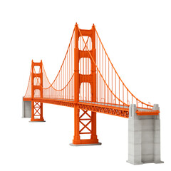 Obraz premium Golden Gate Bridge Model: Iconic Landmark