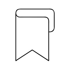 bookmark icon, bookmark line art - simple line art of bookmark, perfect for bookmark logos and icons