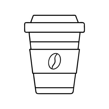 recommend clip art: coffee to go cup icon, coffee to go cup line art - simple line art of coffee to go cup, perfect for coffee to go cup logos and icons