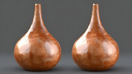 Artistic ceramic vessels studio digital rendering minimalist close-up modern aesthetic