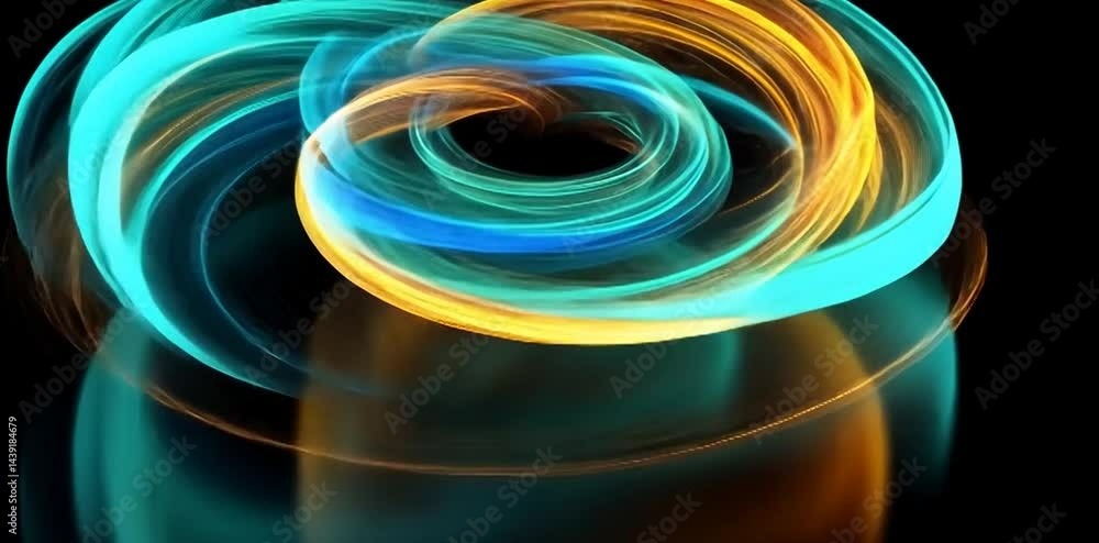 Aufkleber abstract swirling vortex of vibrant colors creating a mesmerizing visual effect