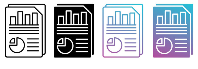 Data best icon sheet with line, glyph, gradient multistyle collection of elements for design