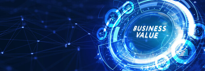 Business growth concept. Business, technology concept. 3d illustration