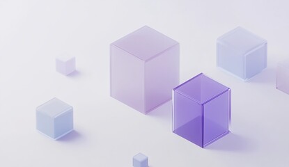 Abstract shapes in muted tones