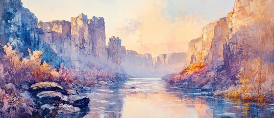 Canyon River Sunrise