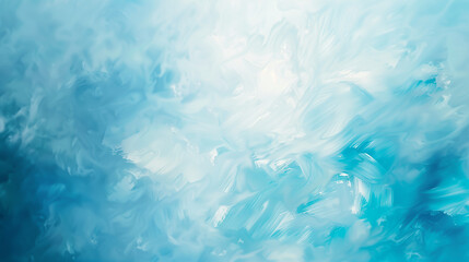 Obraz premium Abstract blur decorative light blue painting background.