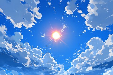sun and clouds