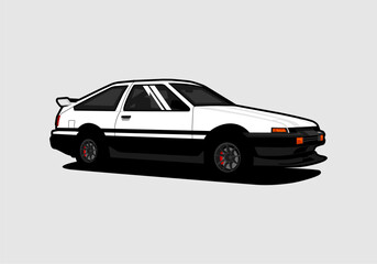 Obraz premium classic sports car image illustration
