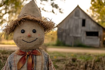scarecrow in the farm