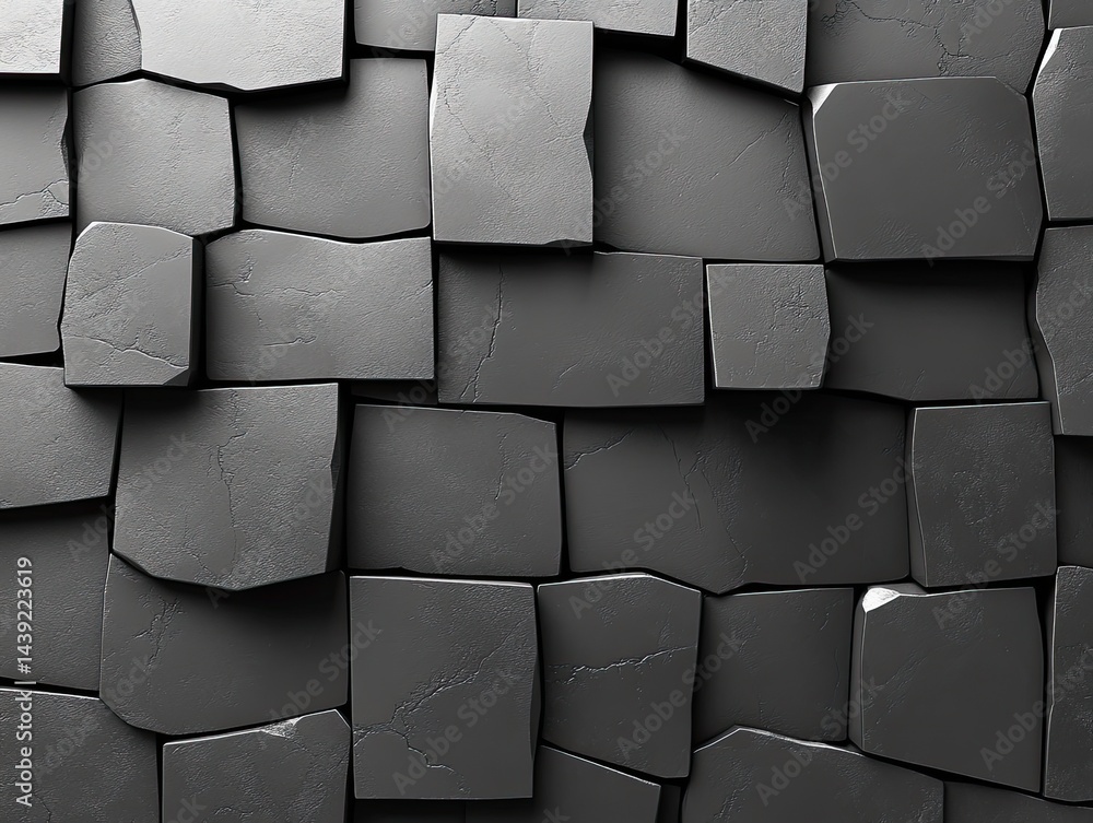 Poster gray stones arranged irregularly create an abstract textured background. great for presentations, we